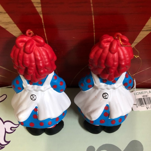 Bundle of (2) Vintage 1992 Raggedy Ann Ornaments - Picture 8 of 9